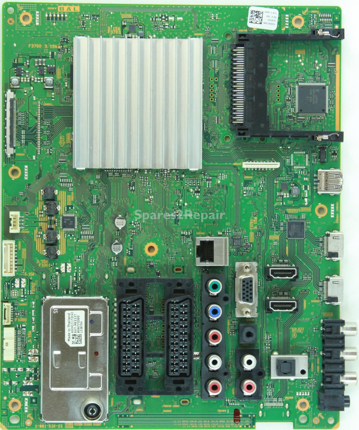Sony KDL-52HX903 - Main AV - Y2009110A - 1-881-636-23 - REV:109