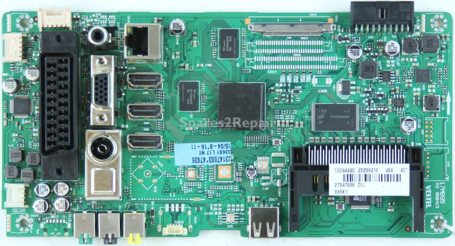 Toshiba 40L3453DB - Main AV - 23239216 - 17MB95 - 050413 - R3