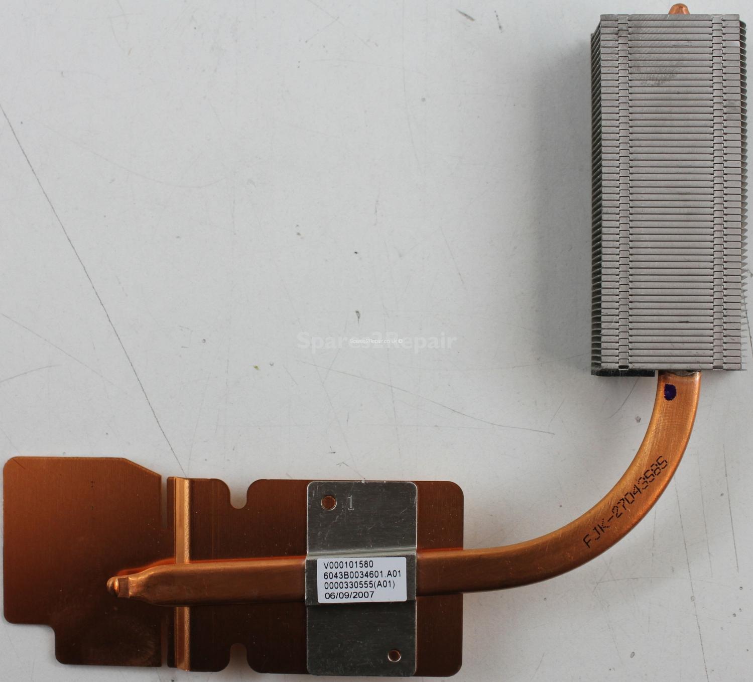 Toshiba Equium A200-1V0 - Heatsink - V000101580 - 6043B0034601 A01