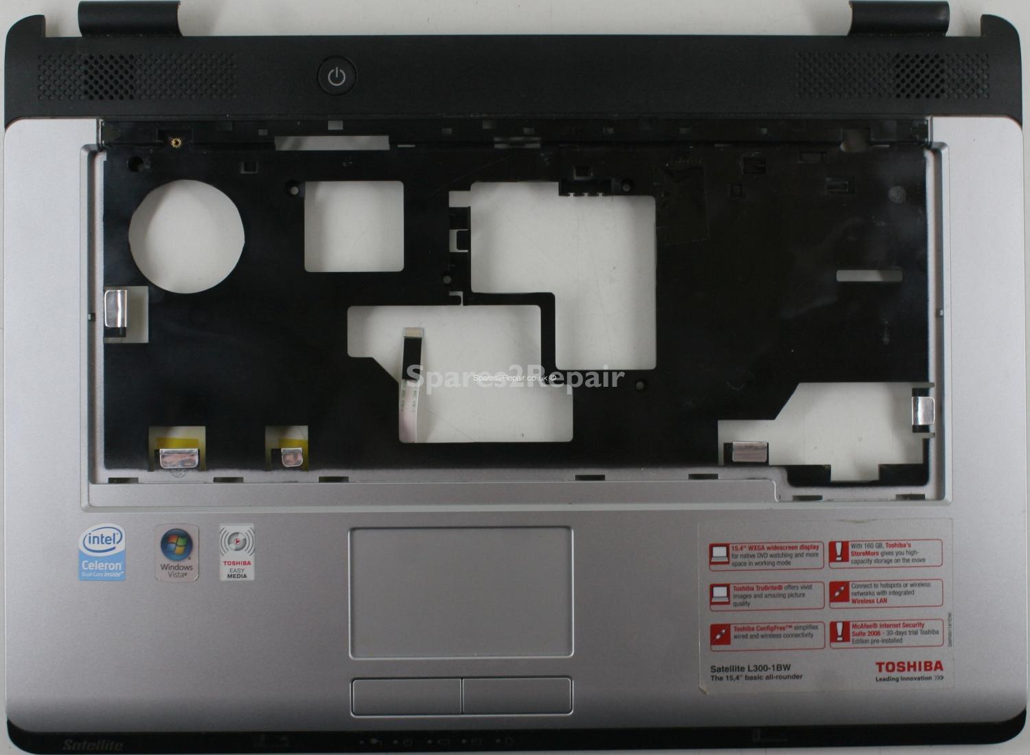 Toshiba Satellite L300-1BW - Palmrest & Touchpad (Grade A) - V000130130