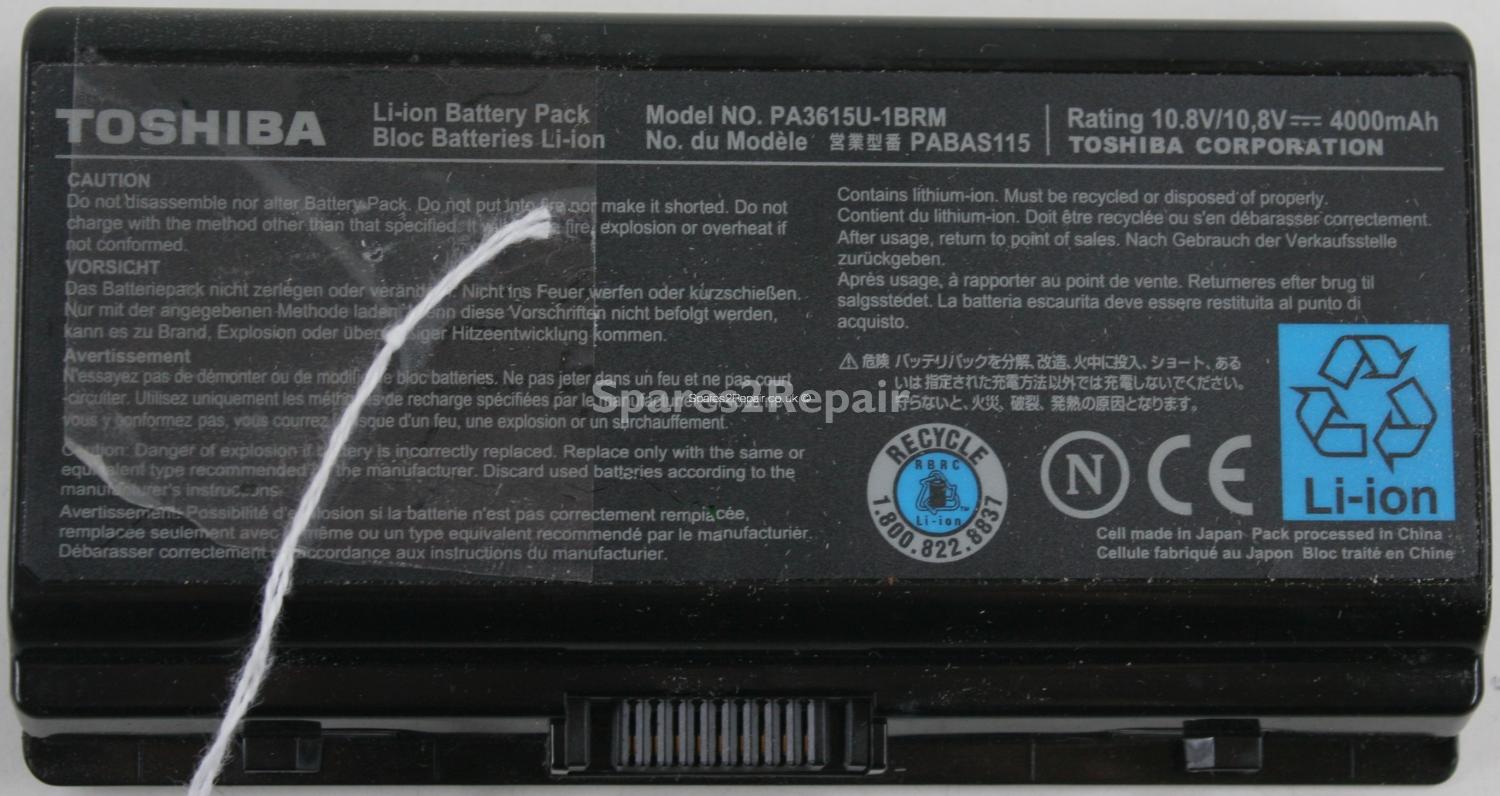 Toshiba Satellite Pro L40 - Battery - PA3615U-1BRM - 4000mAh - 10.8V - Li-ion (Original)